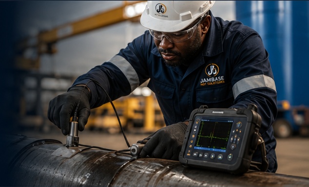 JAMBASE NDT technician performing inspection