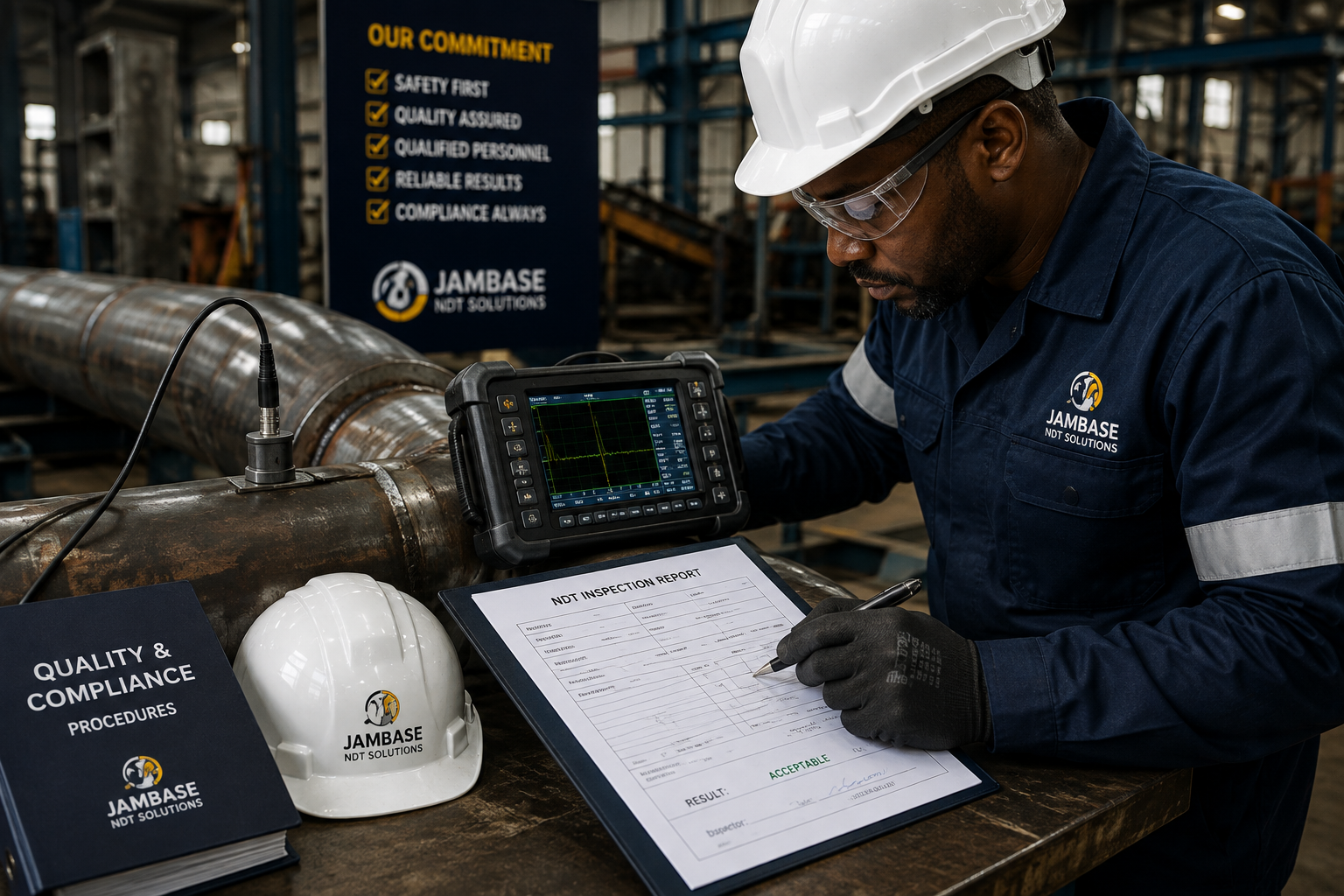 JAMBASE NDT quality and compliance inspection